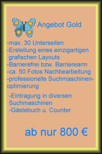 Webdesign Angebot Gold (max. 30 Unterseiten ab 800€